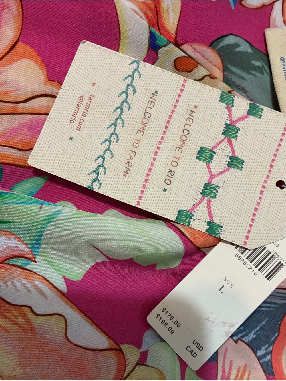 FARM Rio Pink Floral Maxi Jumpsuit with Flutter Sleeves STUNNING! - Picture 5 of 5